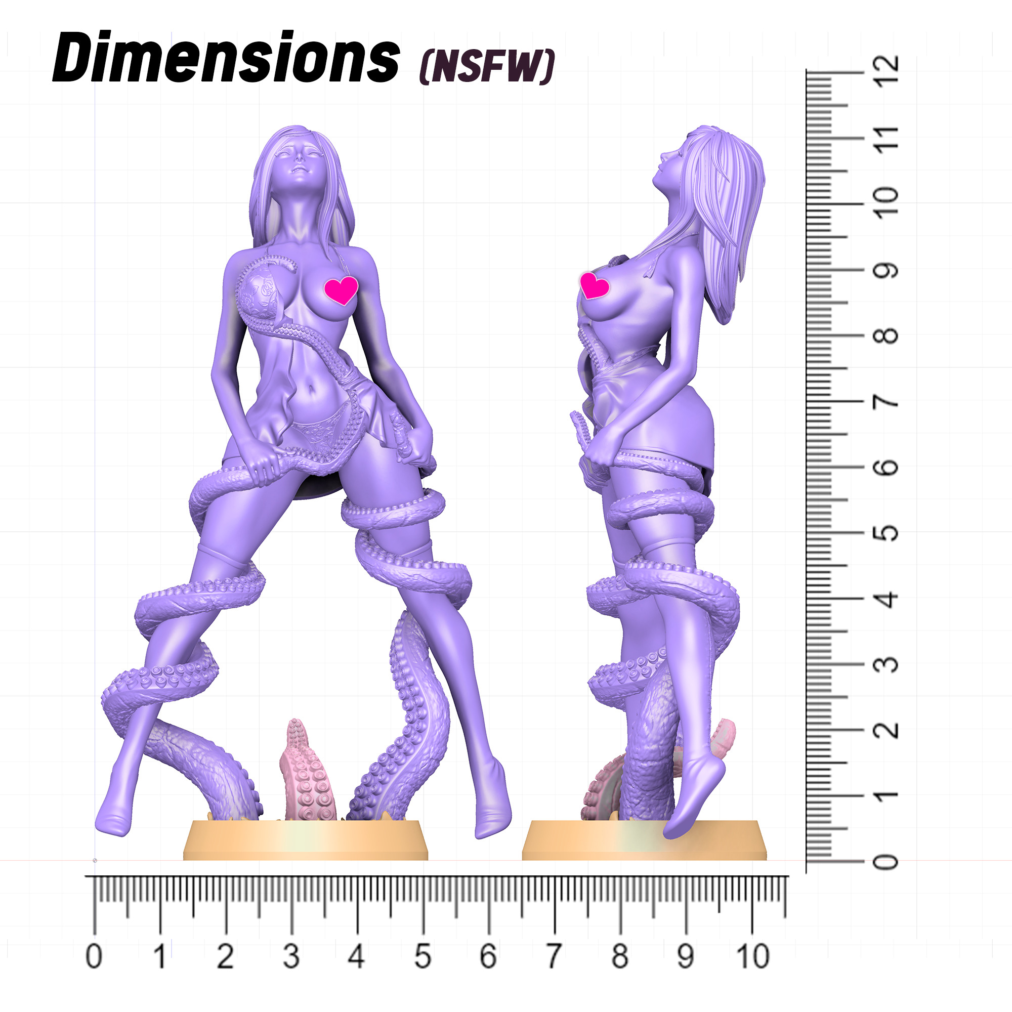 Tentacle attack - c 3D print model_32