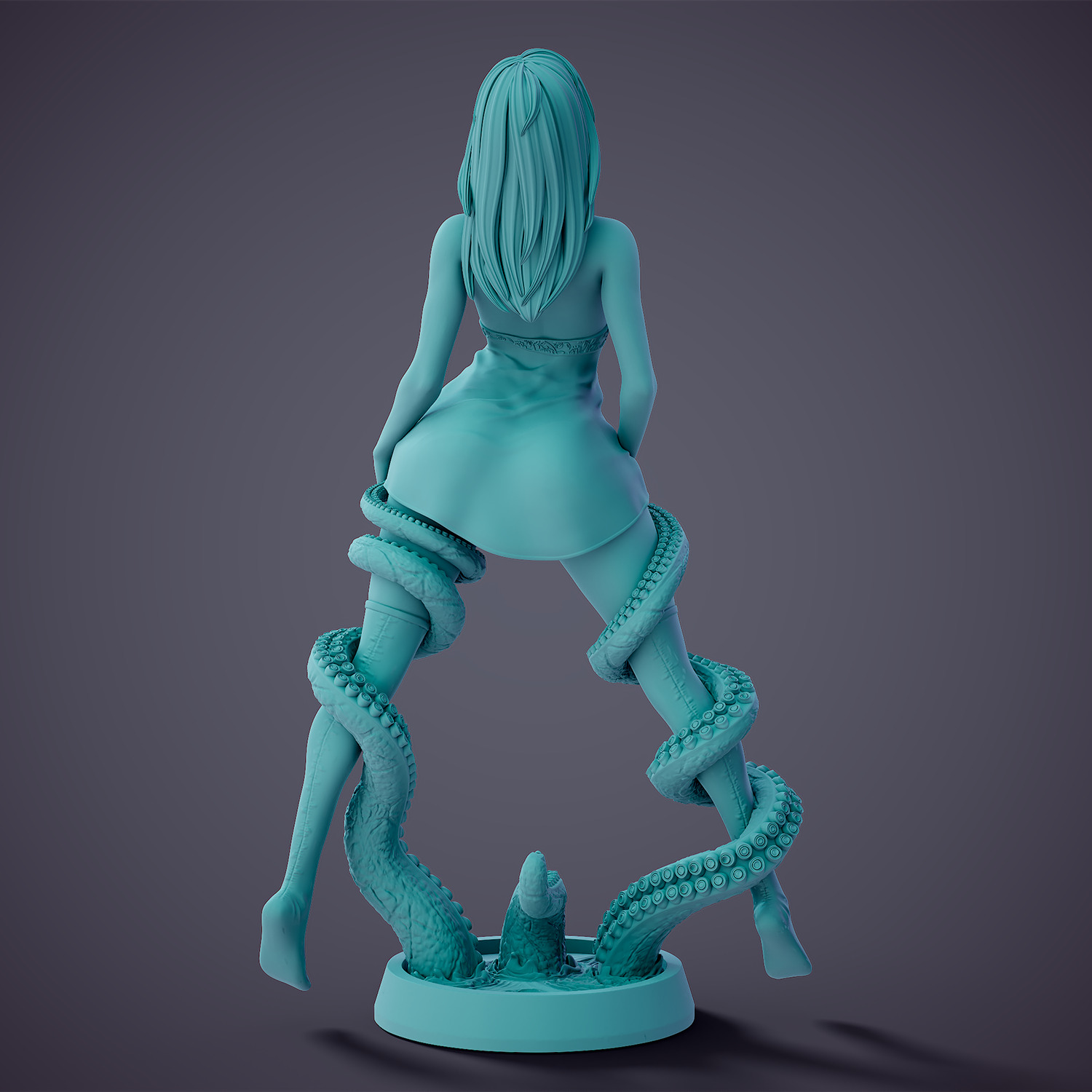 Tentacle attack - c 3D print model_30