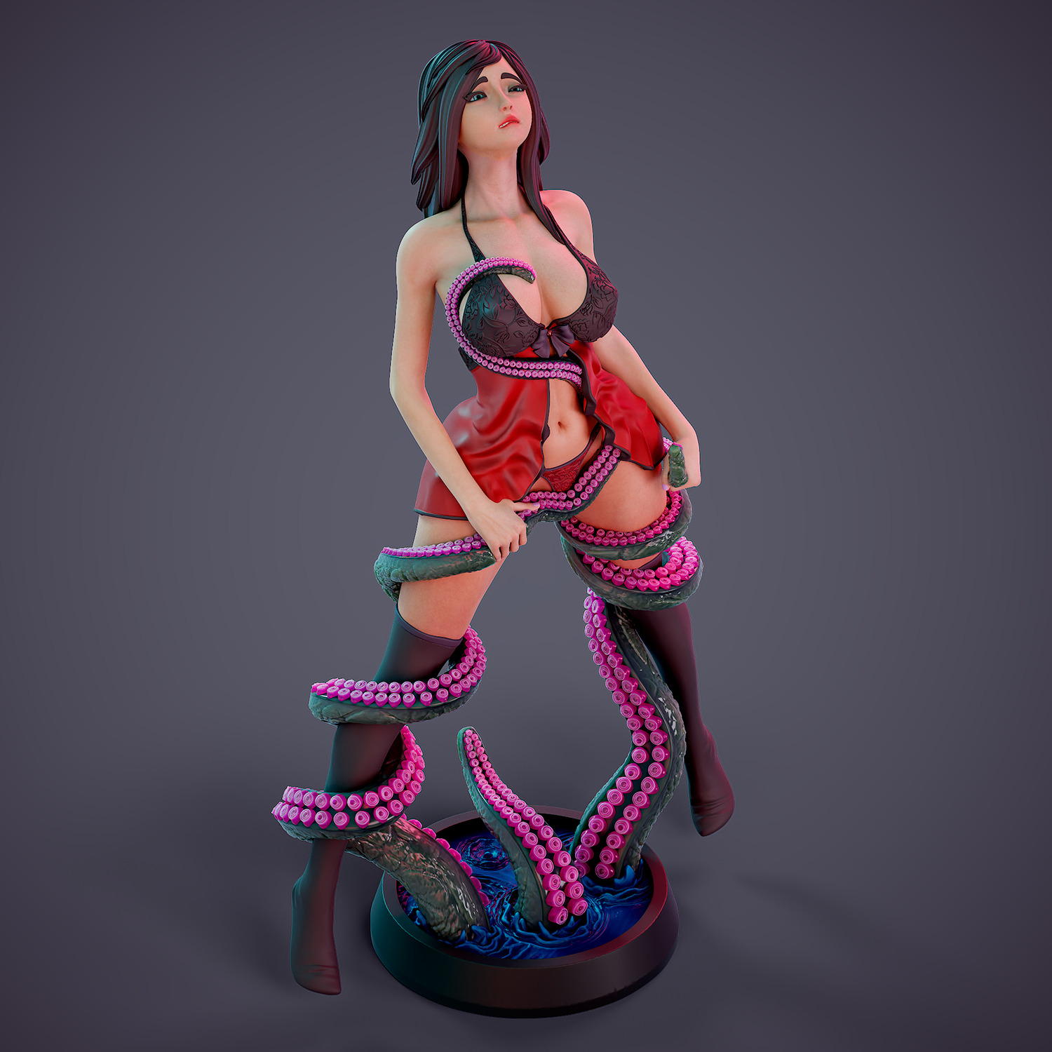 Tentacle attack - c 3D print model_20