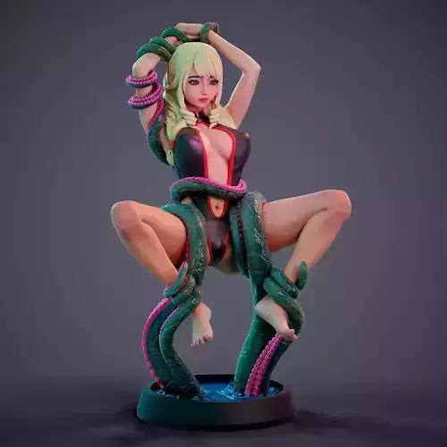 Tentacle attack - d 3D print model