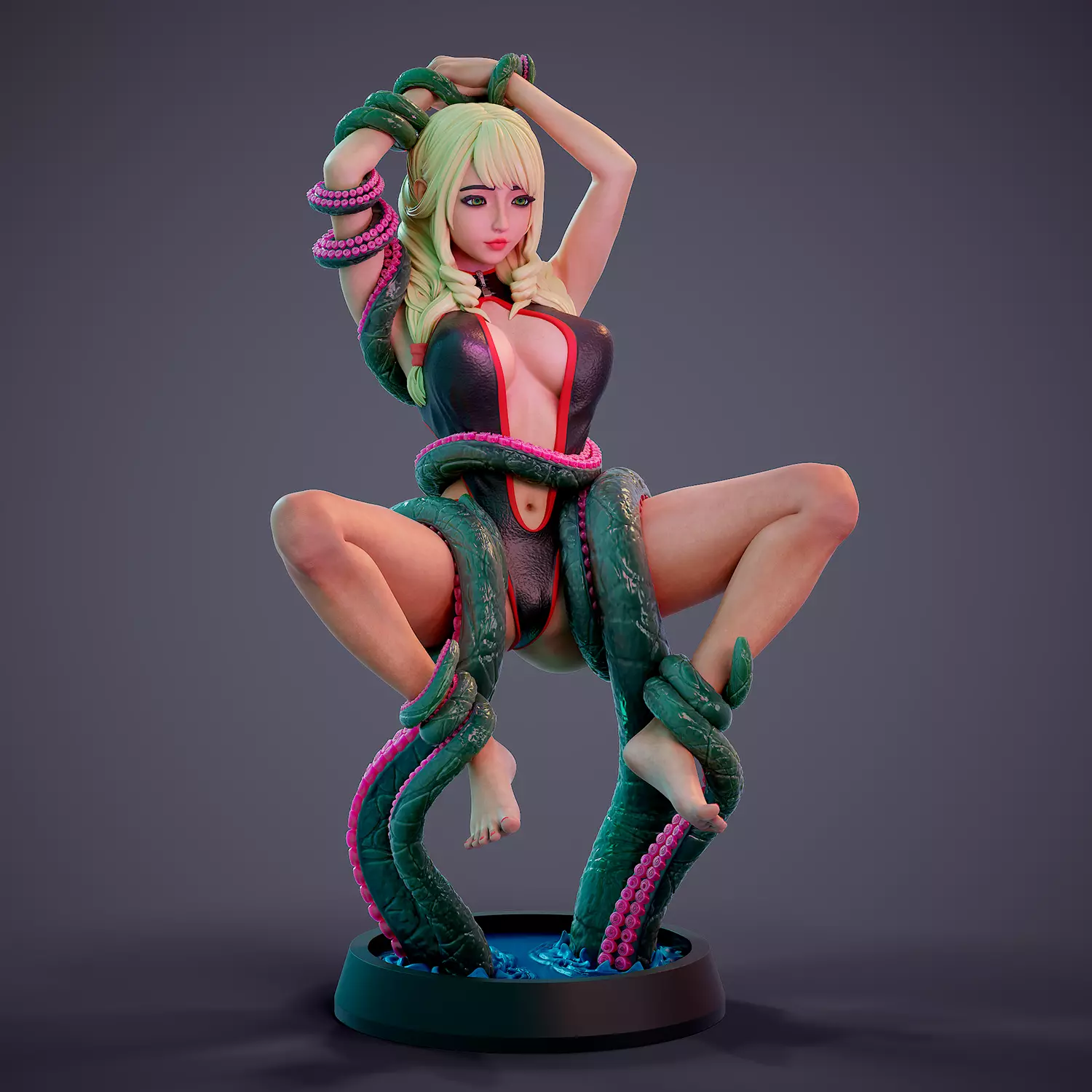 Tentacle attack - d 3D print model_0