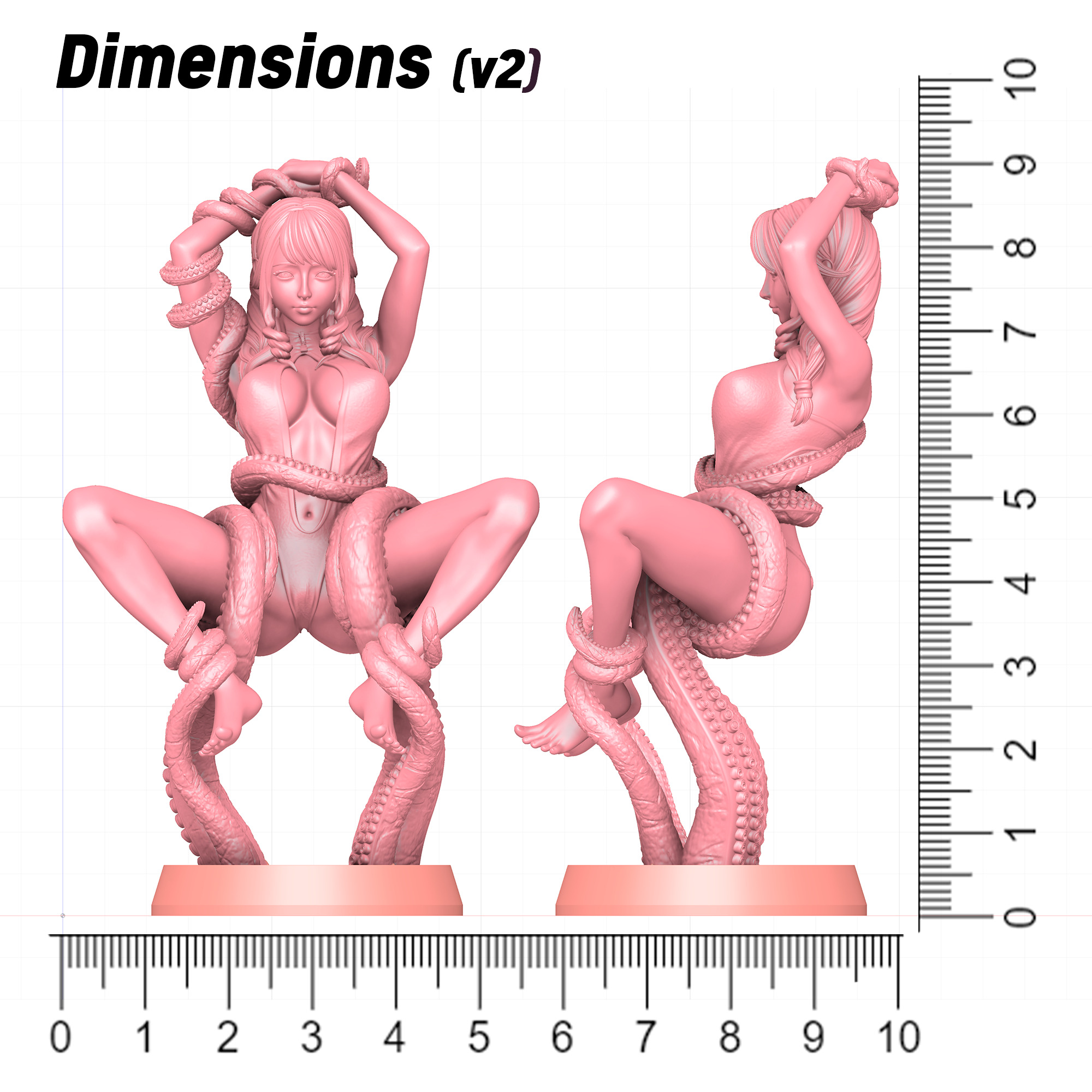 Tentacle attack - d 3D print model_30