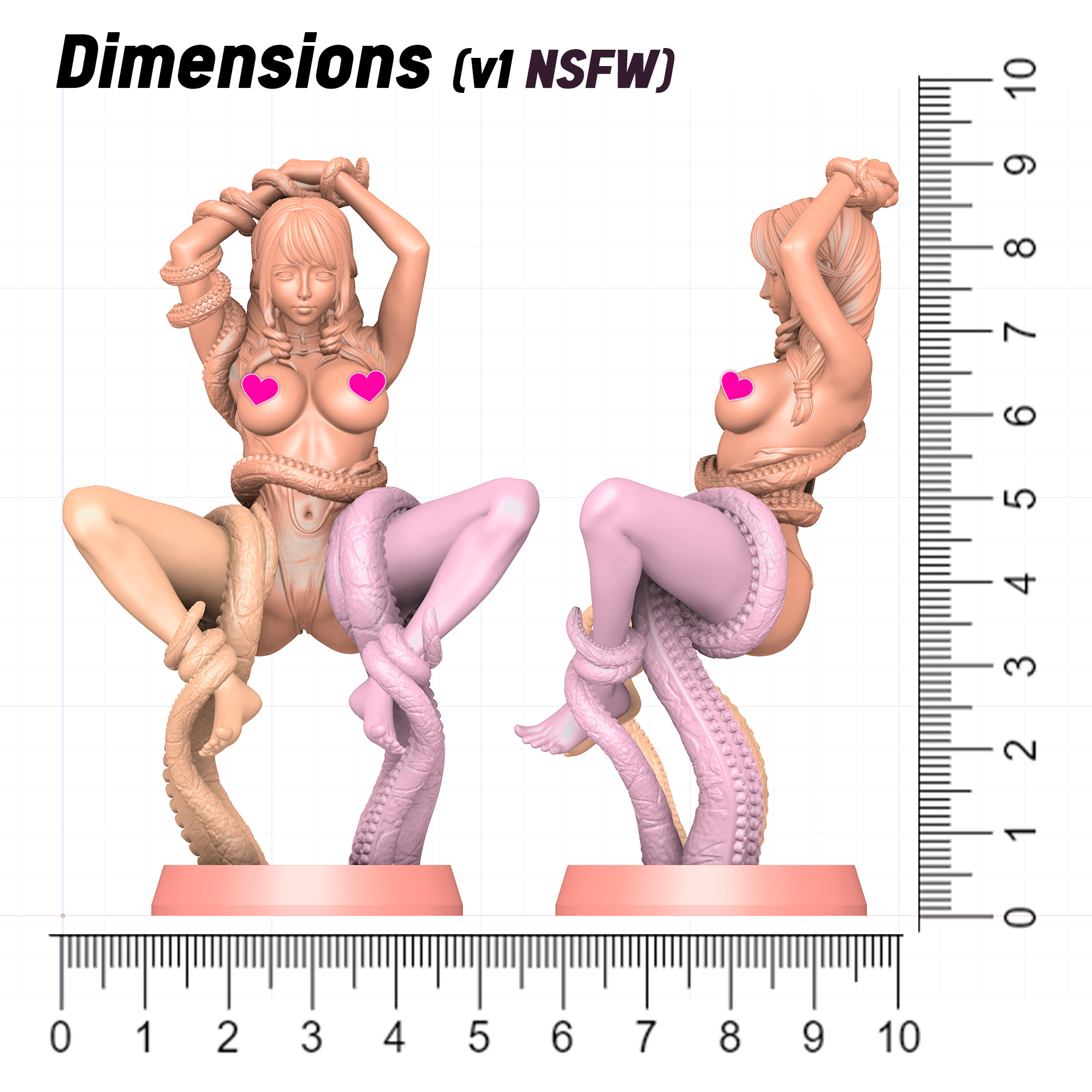 Tentacle attack - d 3D print model_29