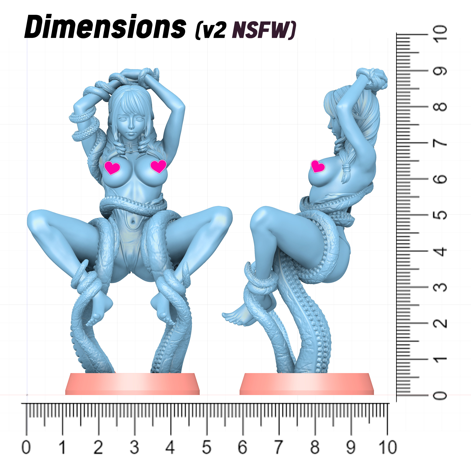 Tentacle attack - d 3D print model_31