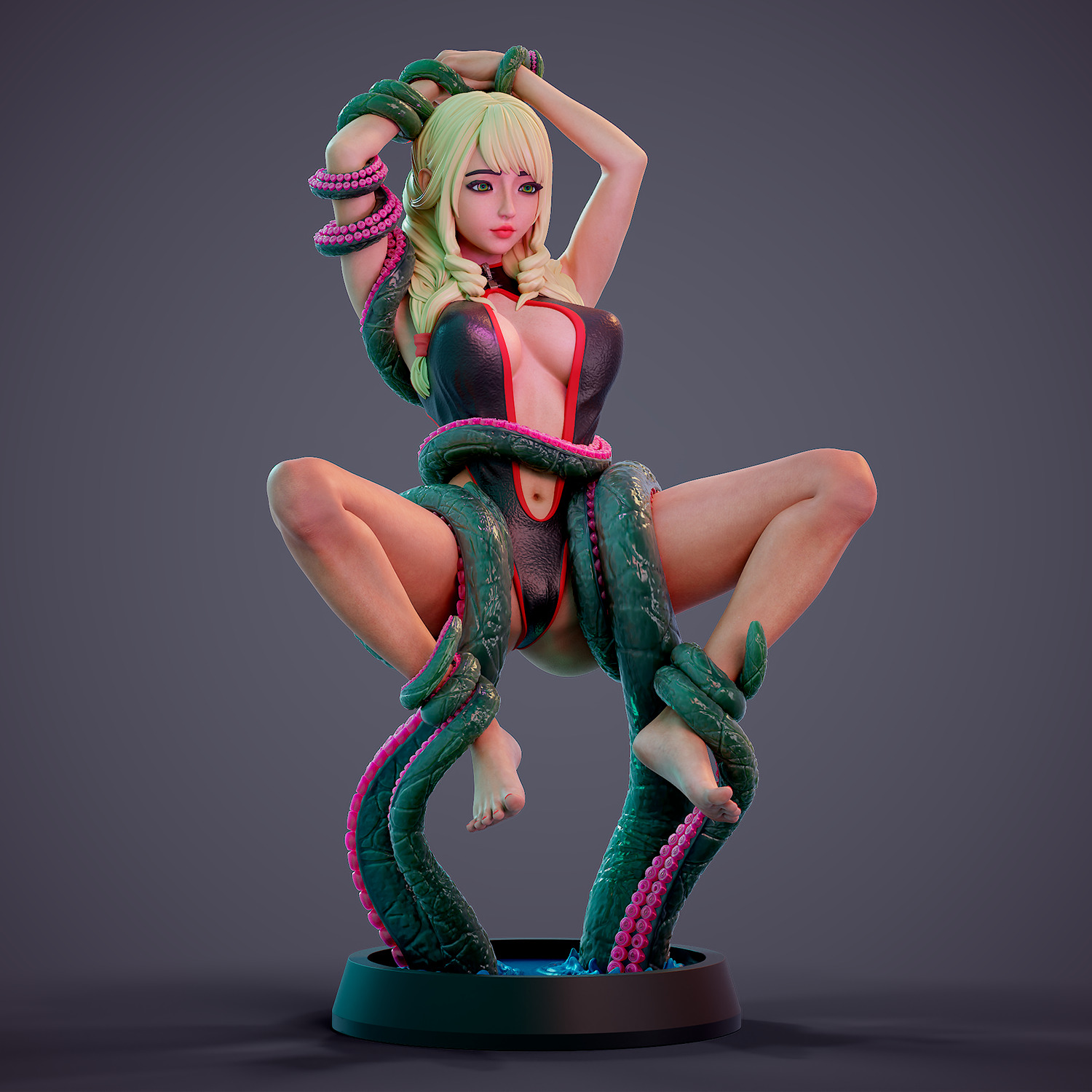 Tentacle attack - d 3D print model_20