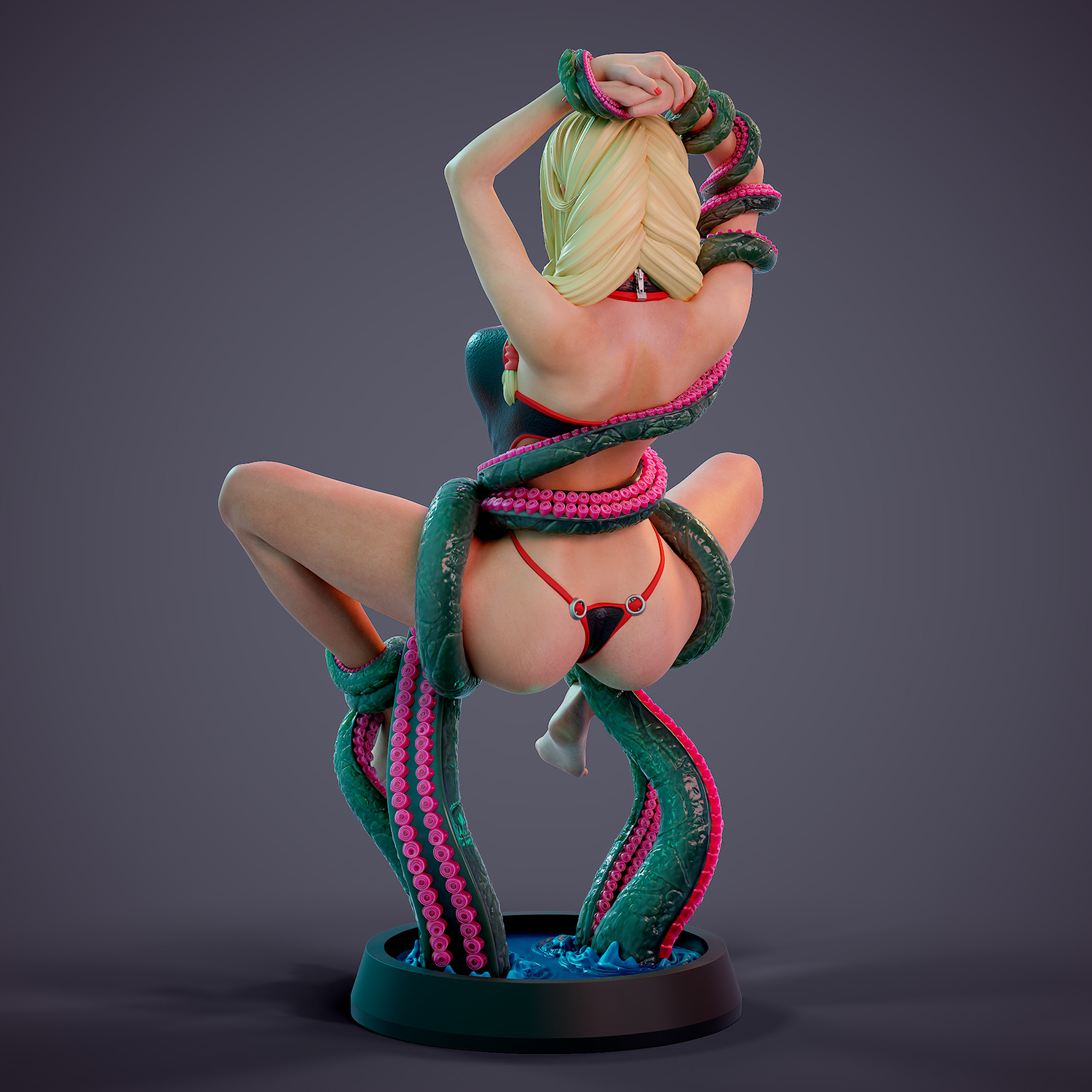 Tentacle attack - d 3D print model_13