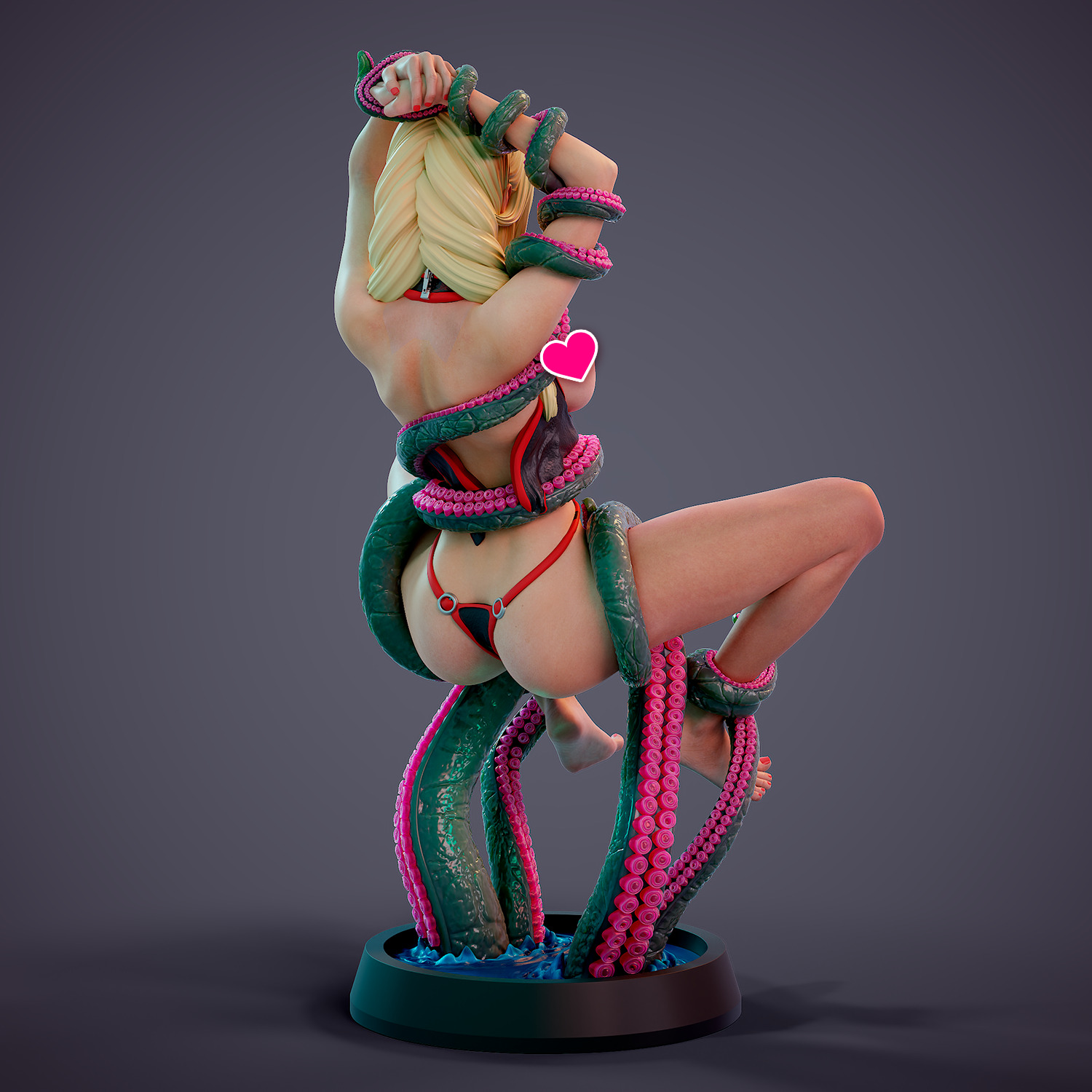 Tentacle attack - d 3D print model_17