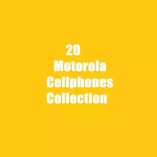 20 Motorola Cellphones Collection