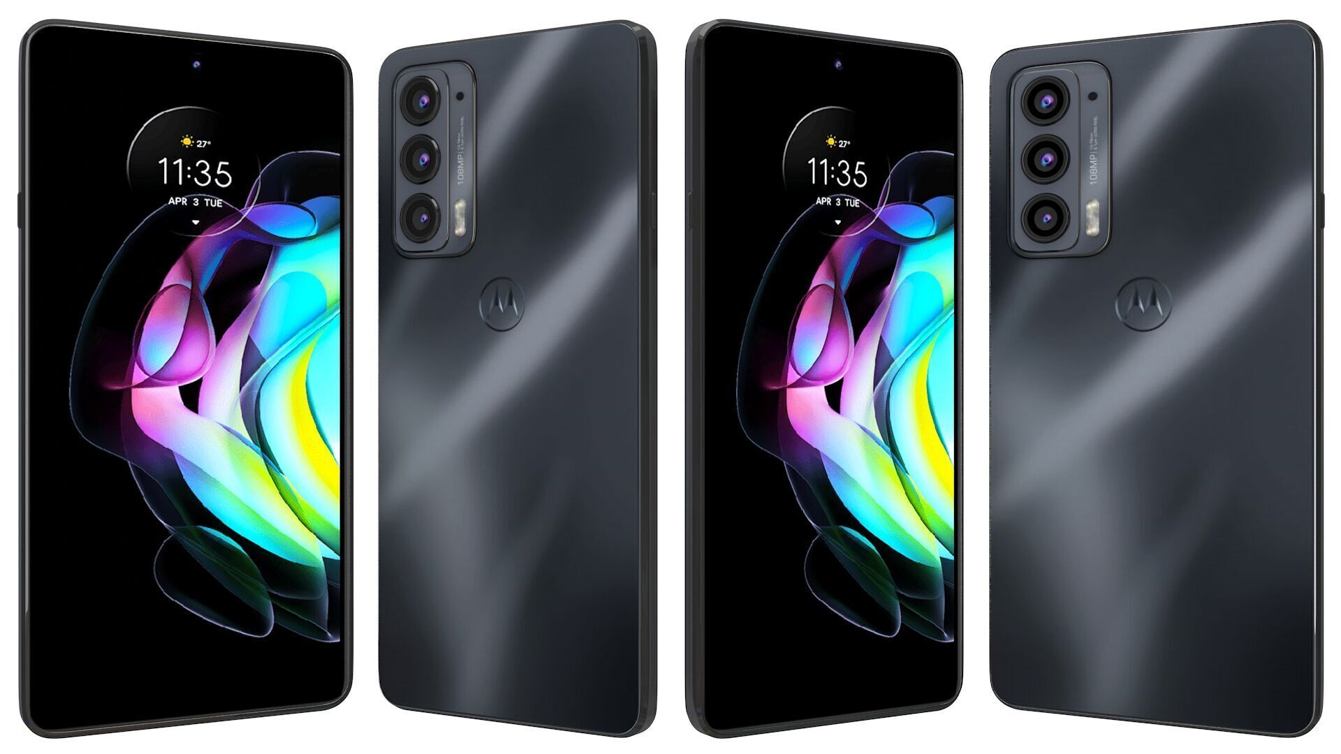 20 Motorola Cellphones Collection 3D model_2