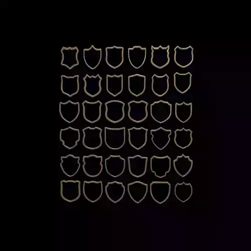 Badge Patches 3D model