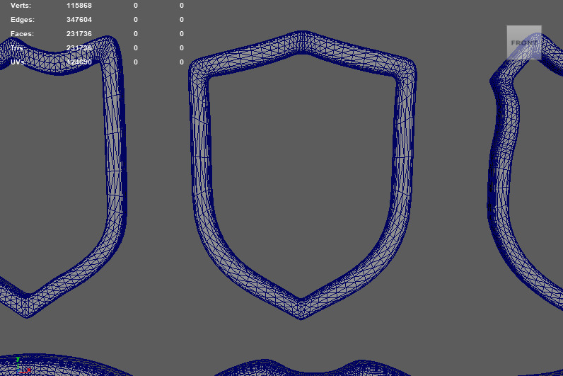 Badge Patches 3D model_12