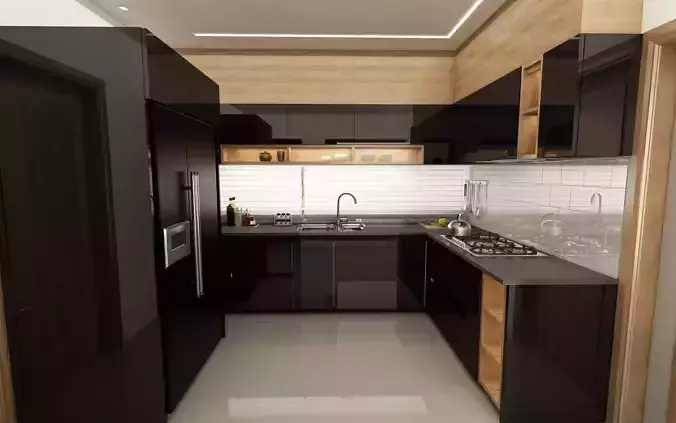 MODULAR KITCHEN 3D model