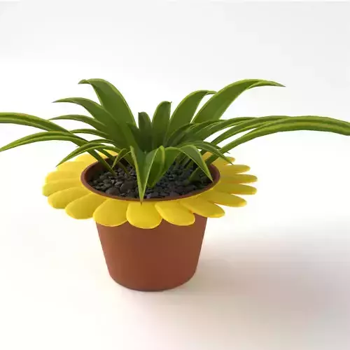 SUNFLOWER PLANTER POT
