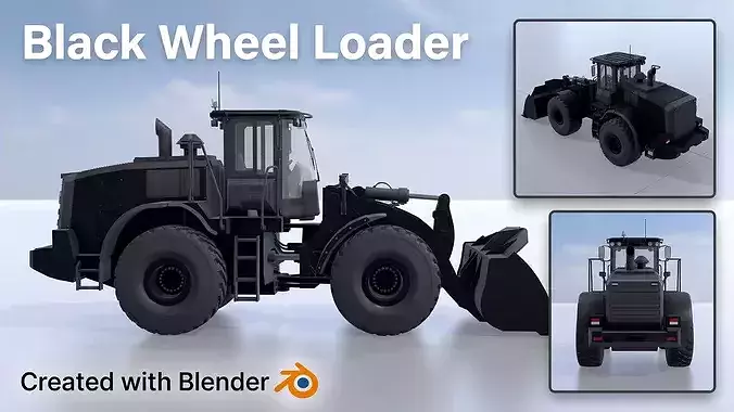 Wheel Loader Black