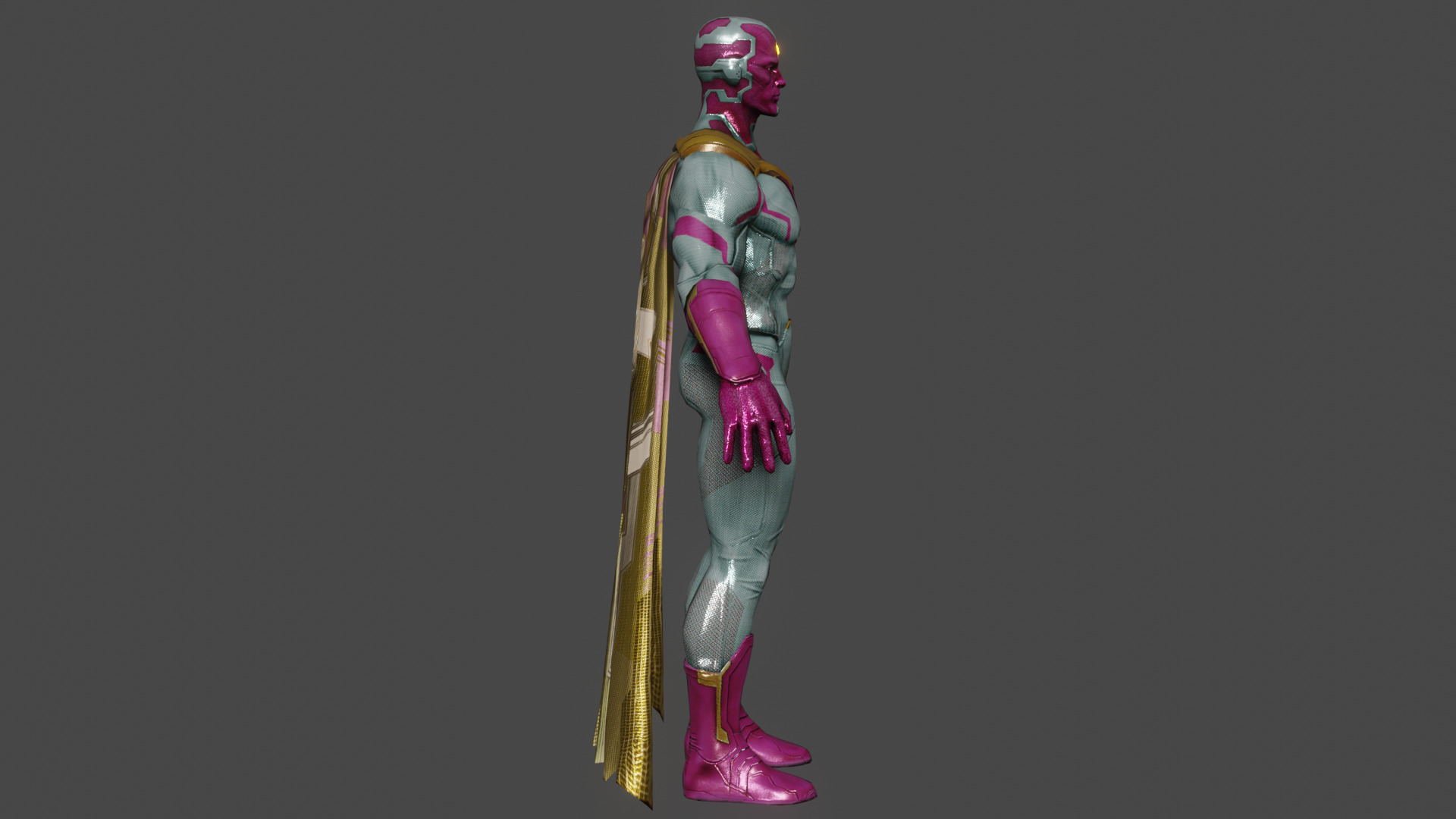 Vision  Low-poly 3D model_2