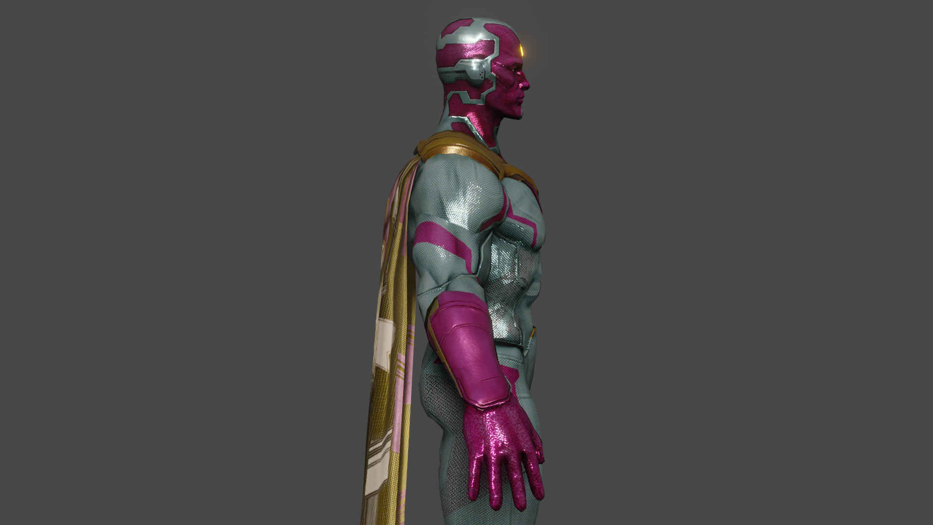 Vision  Low-poly 3D model_3