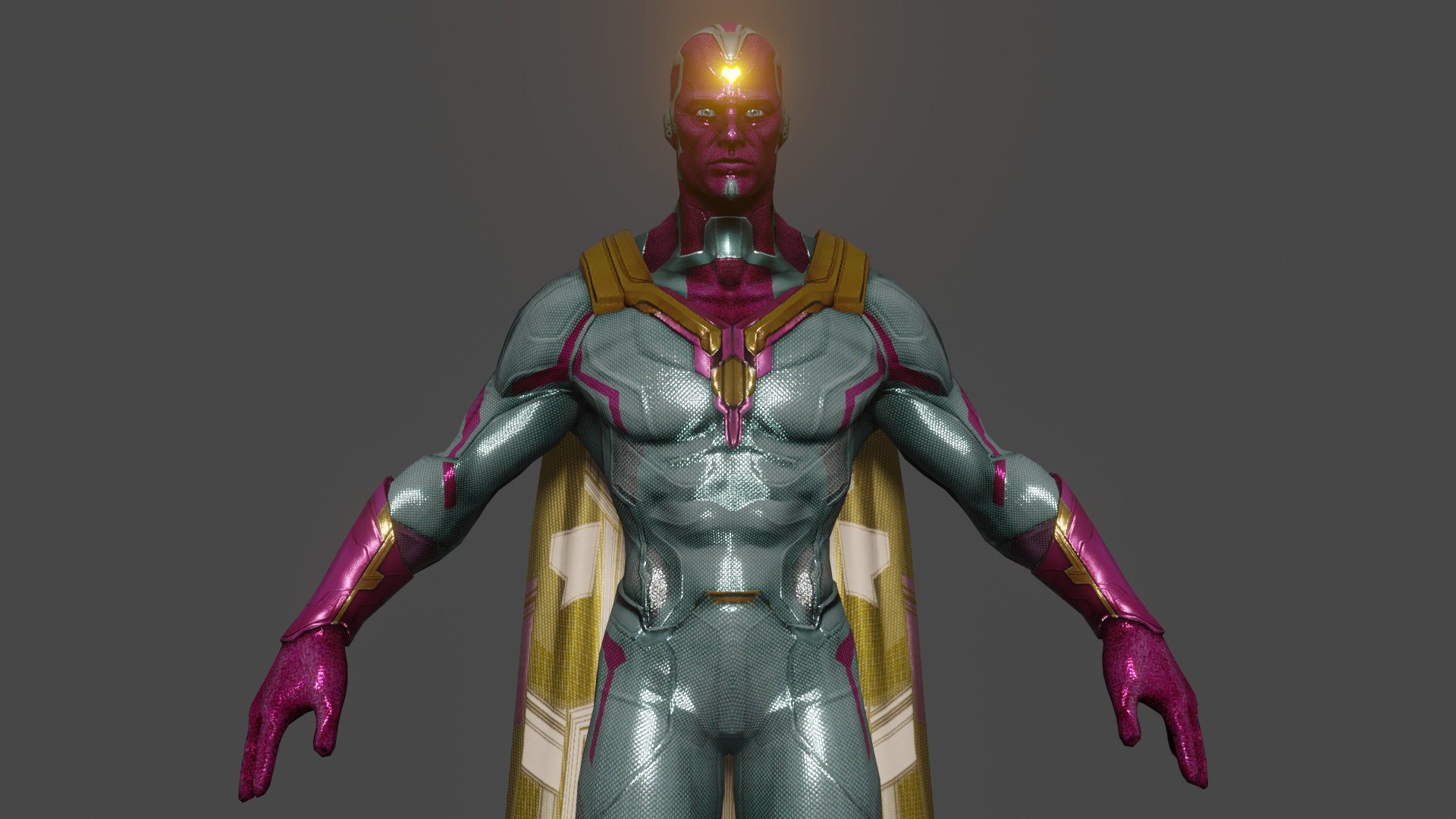 Vision  Low-poly 3D model_1