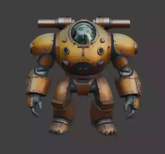 Armored Exosuit Game-Ready Sci-Fi 3D Model with PBR Textures Low-poly 3D model Armored Exosuit Game-Ready Sci-Fi 3D Model with PBR Textures Low-poly 3D model