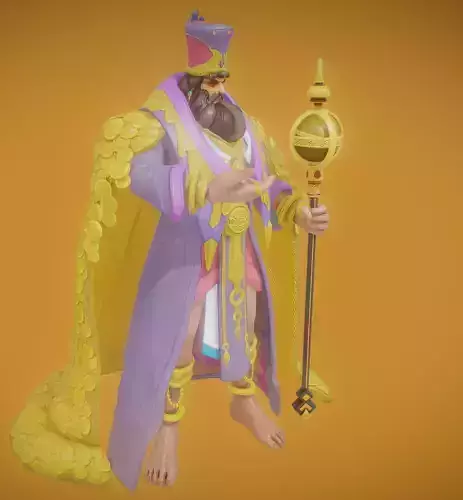 persian emperor 3D model