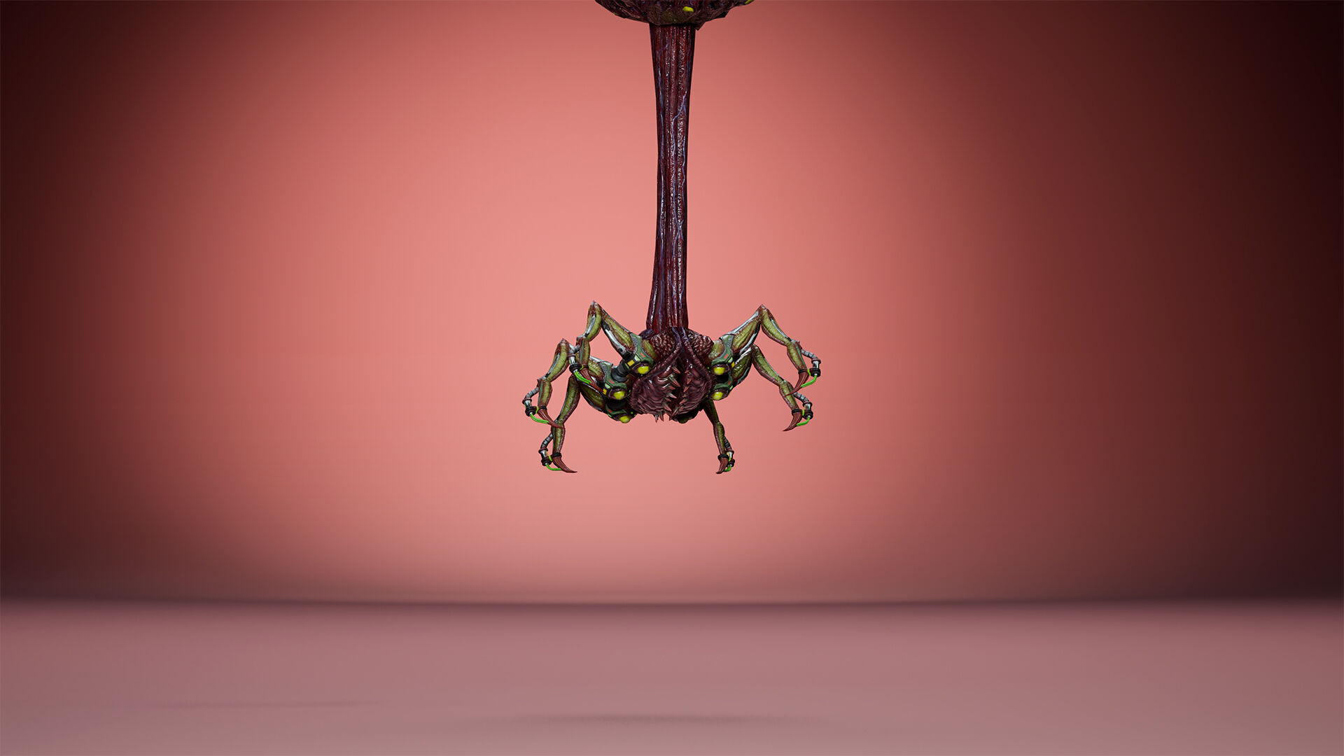 Cyborg Trap Low-poly 3D model_9