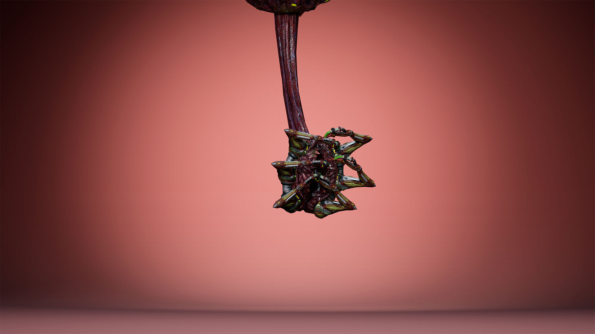 Cyborg Trap Low-poly 3D model_10