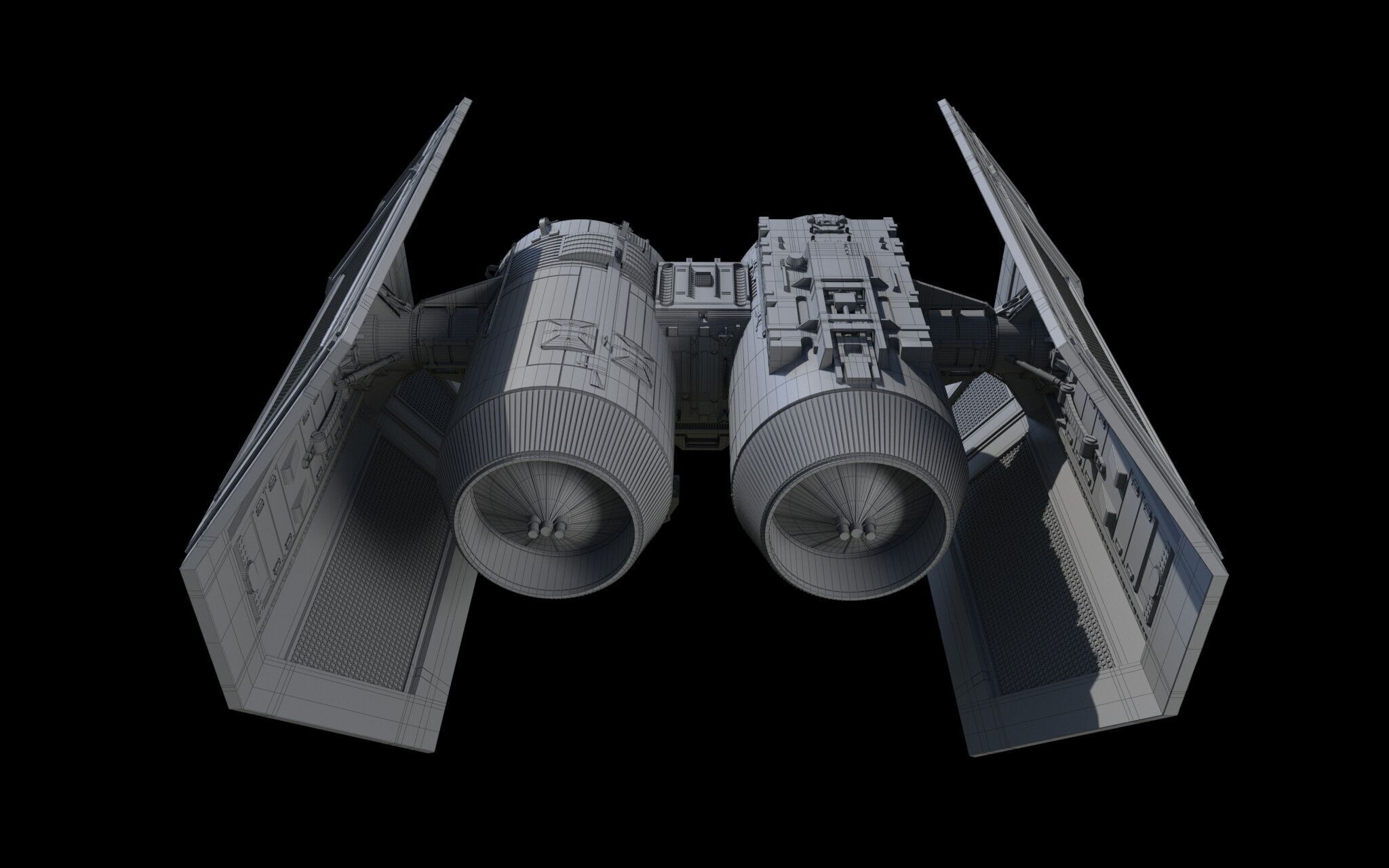 TIE Bomber Star Wars 3D model_13