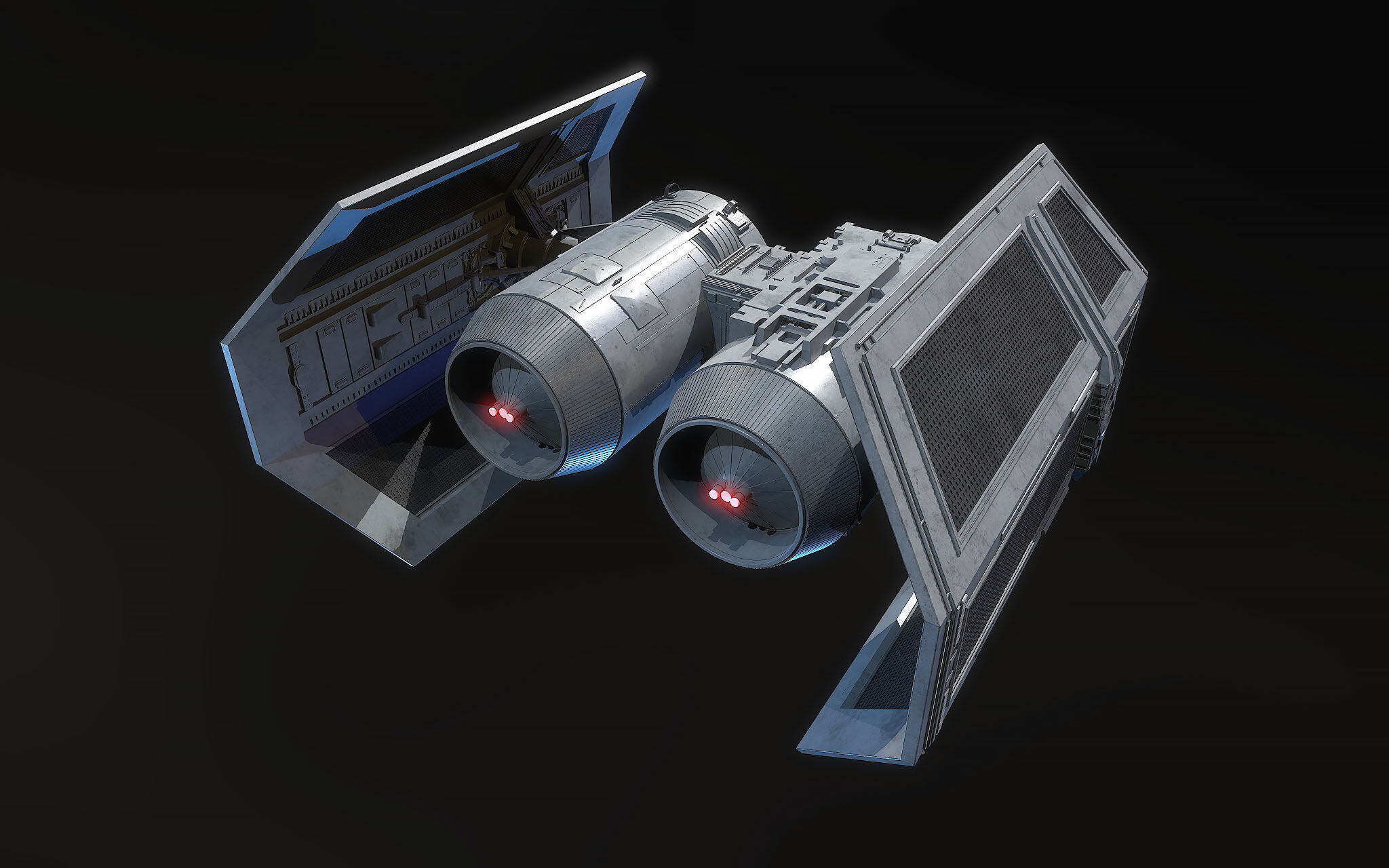 TIE Bomber Star Wars 3D model_1