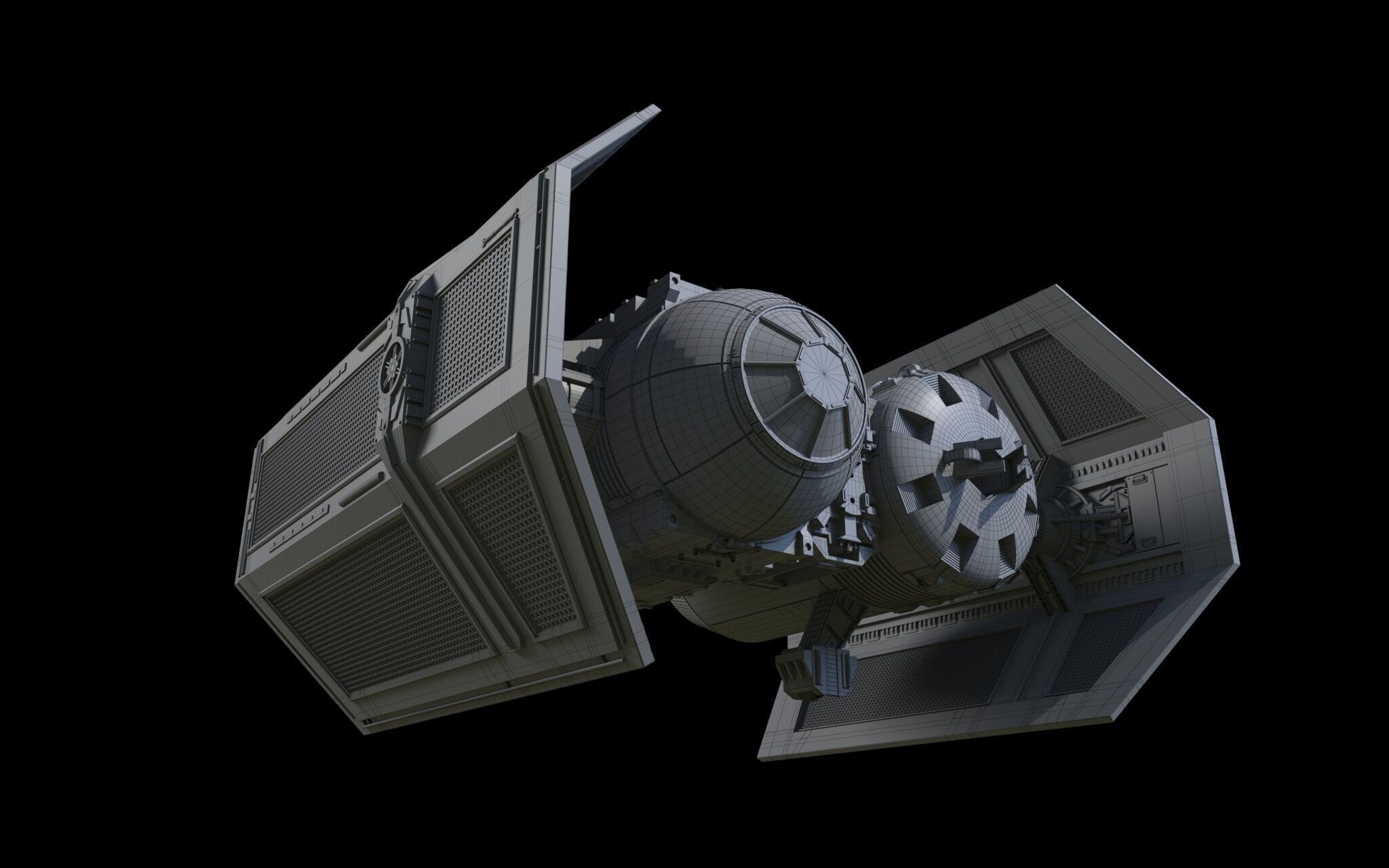 TIE Bomber Star Wars 3D model_12