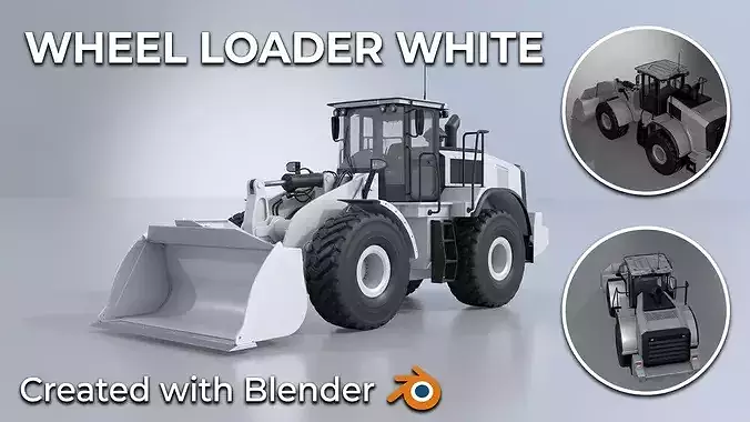 Wheel Loader White