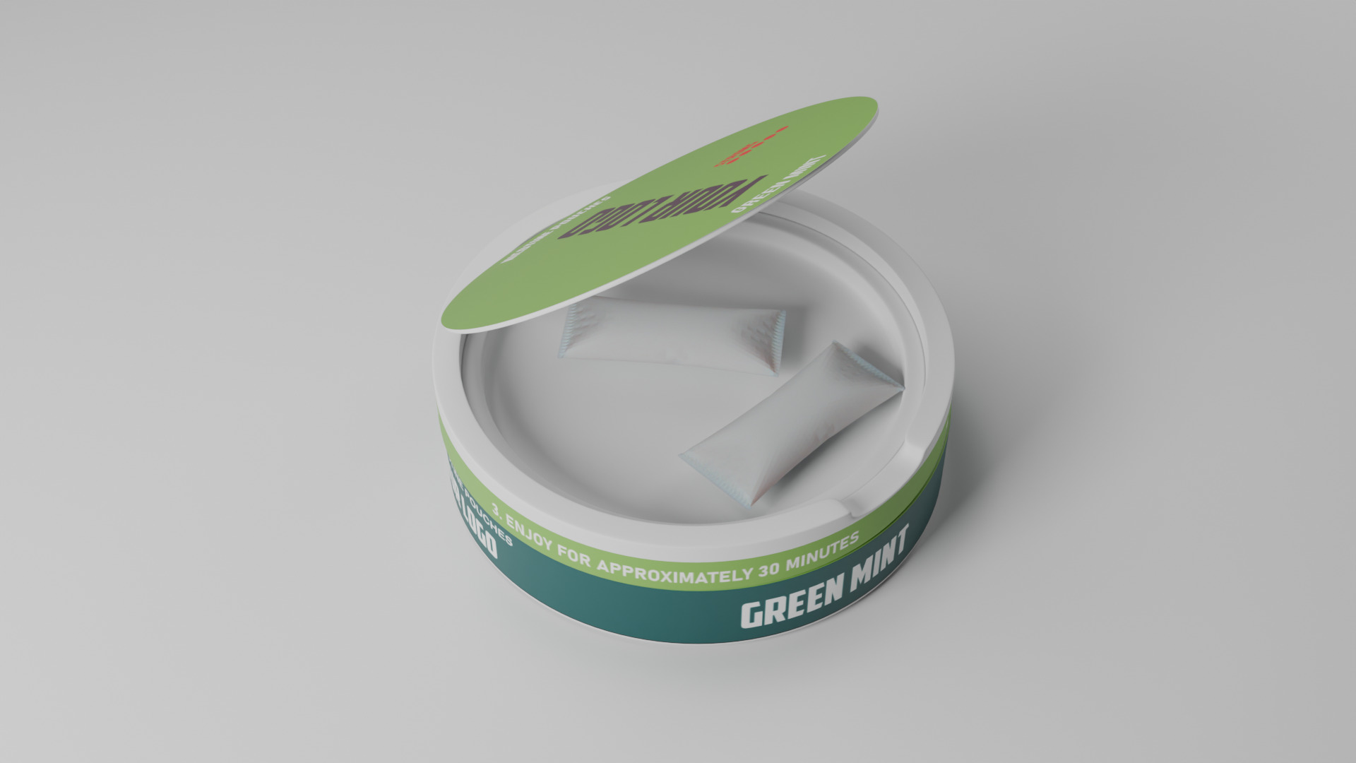 Nicotine Pouches Can 3D model_4