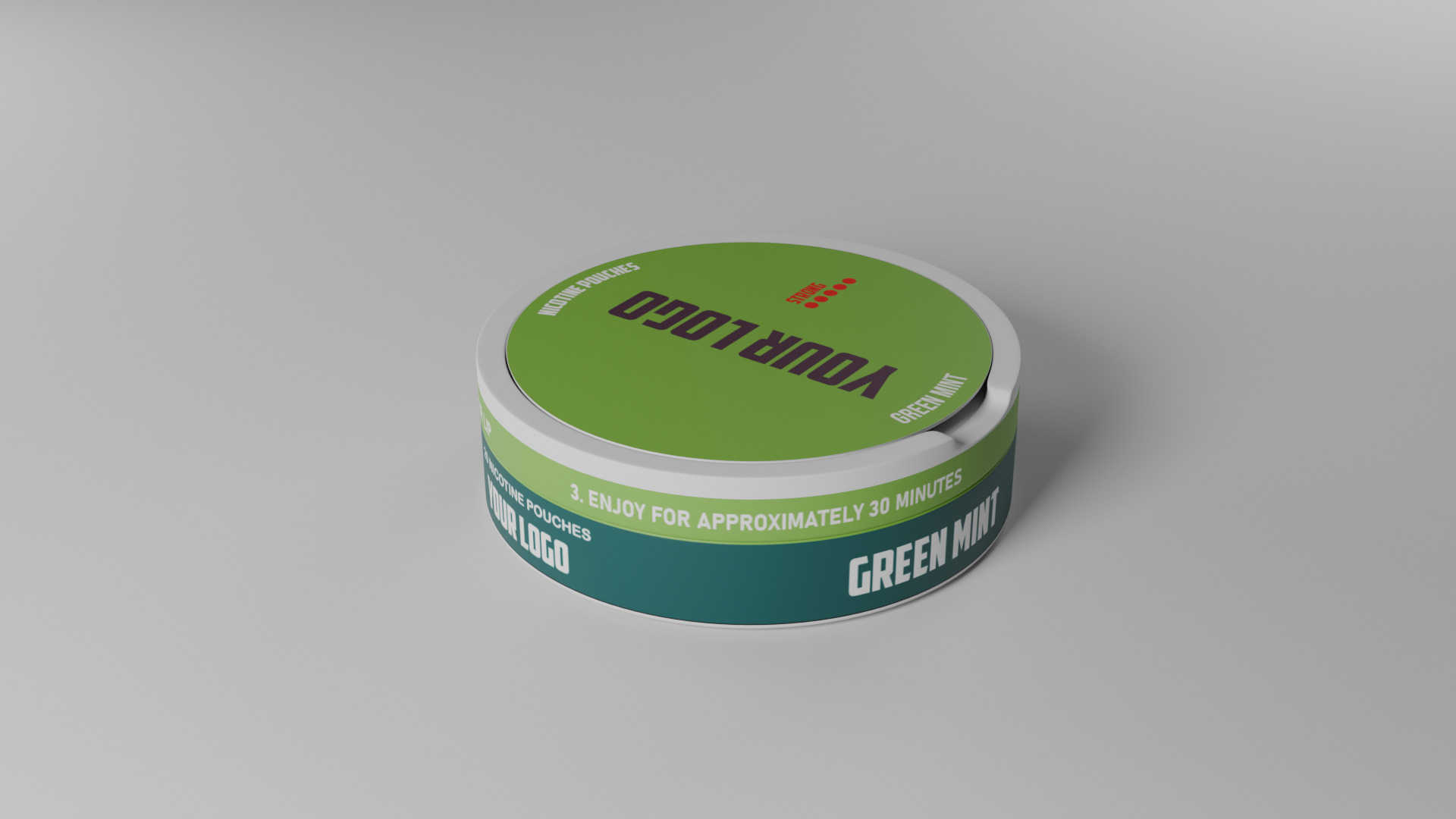 Nicotine Pouches Can 3D model_2