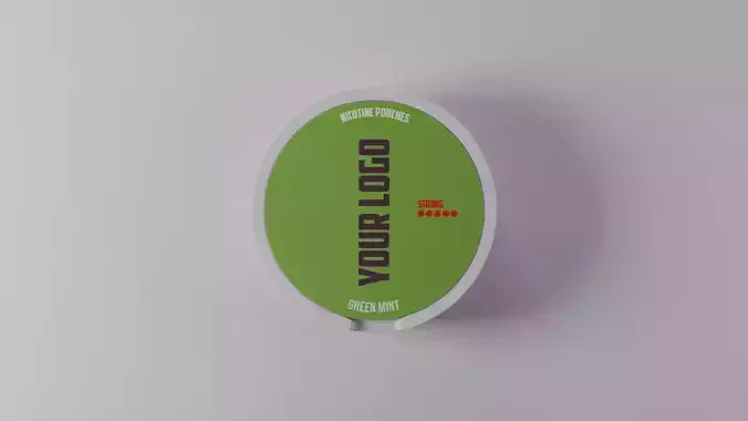 Nicotine Pouches Can  3D model