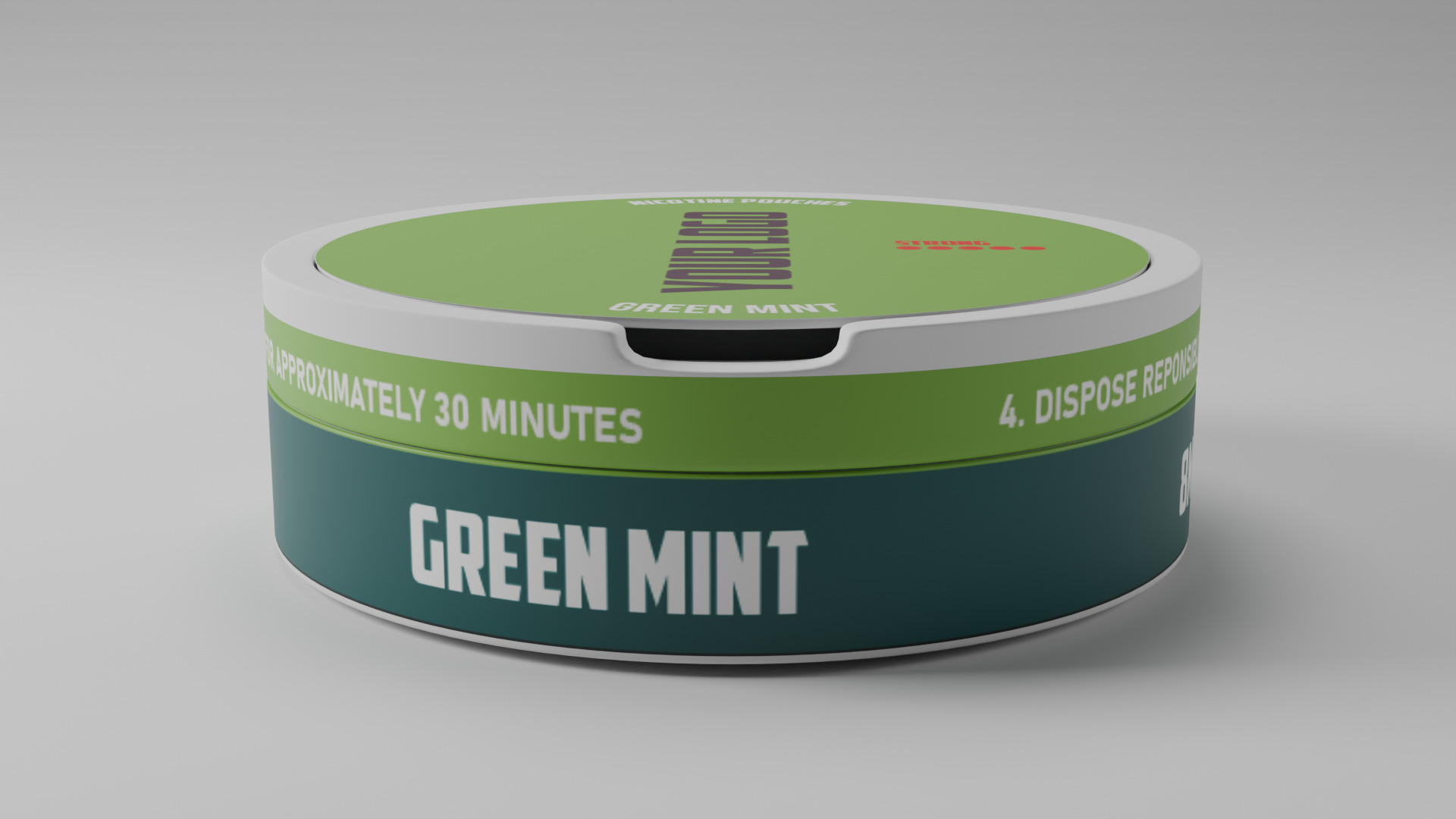 Nicotine Pouches Can 3D model_5