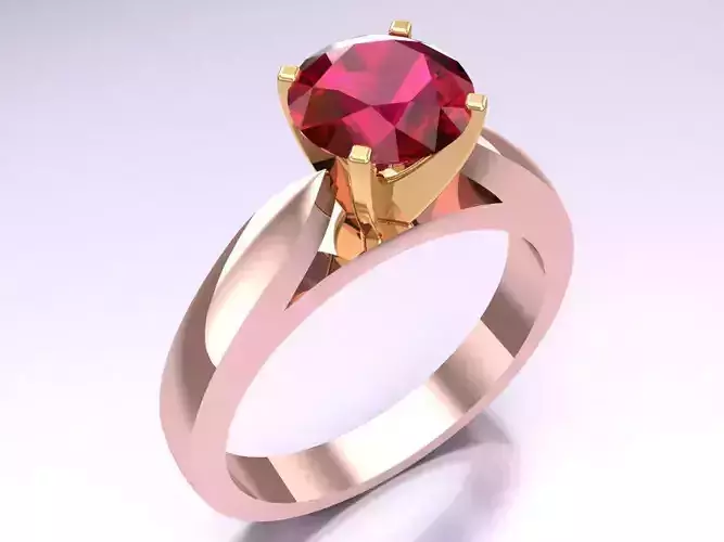 Diamond Ring - Womens Rings - N315456 3D print model