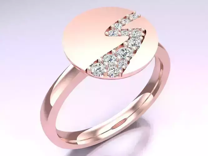 Diamond Ring - Womens Rings - N3252024 3D print model