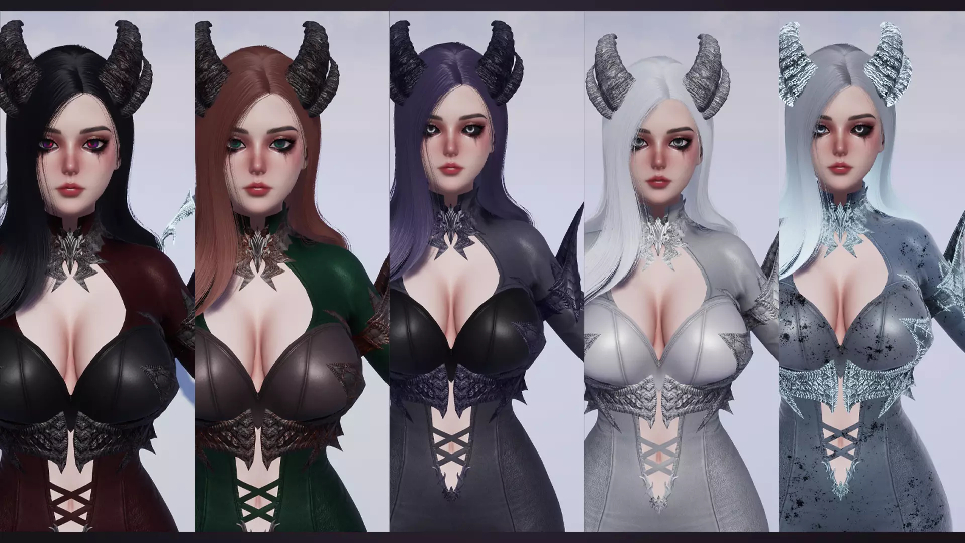 Dragon Girl Ezerys Low-poly 3D model_14