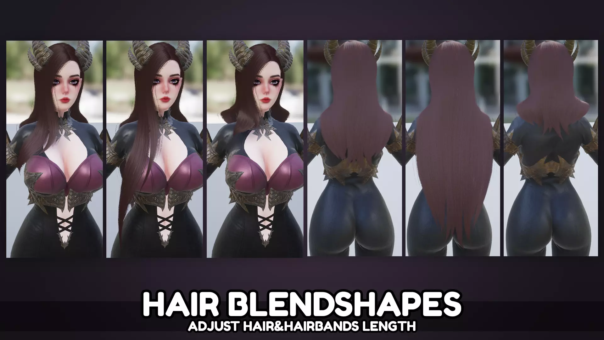 Dragon Girl Ezerys Low-poly 3D model_10