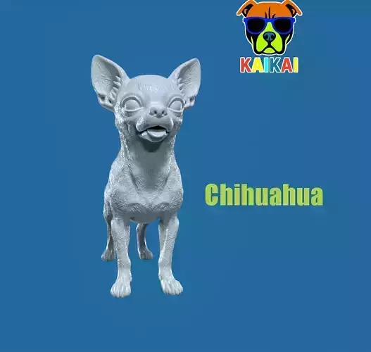 Chihuahua Dog model - 3D print