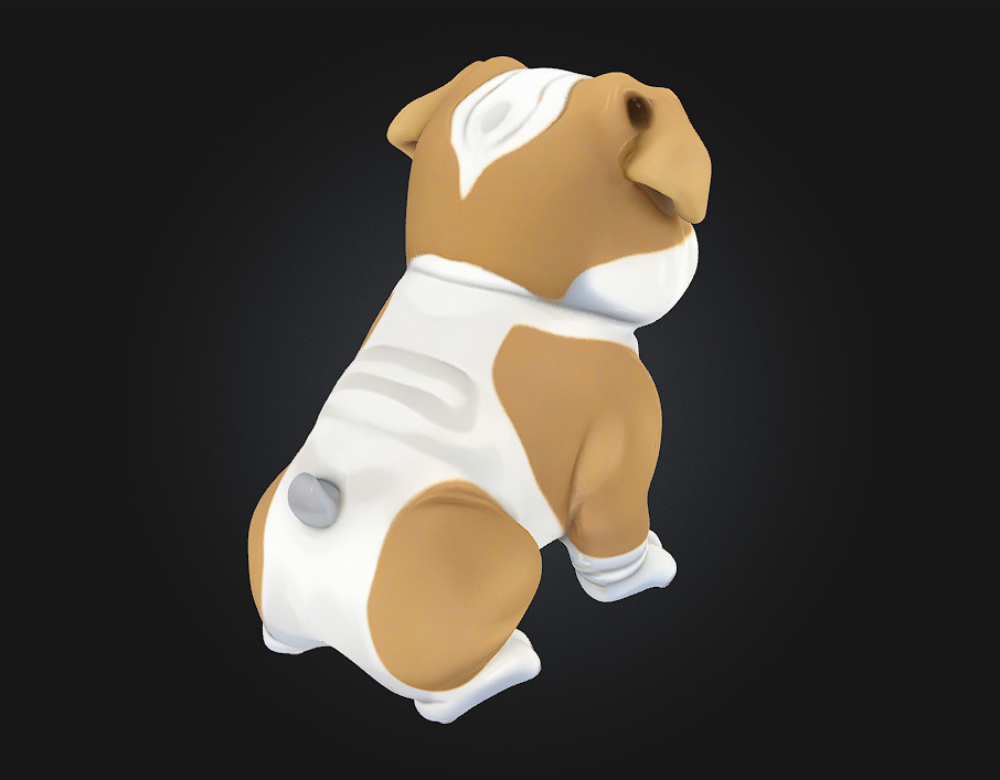 Puppy Joy A Bundle of Happiness and Playfulness 3D model_6