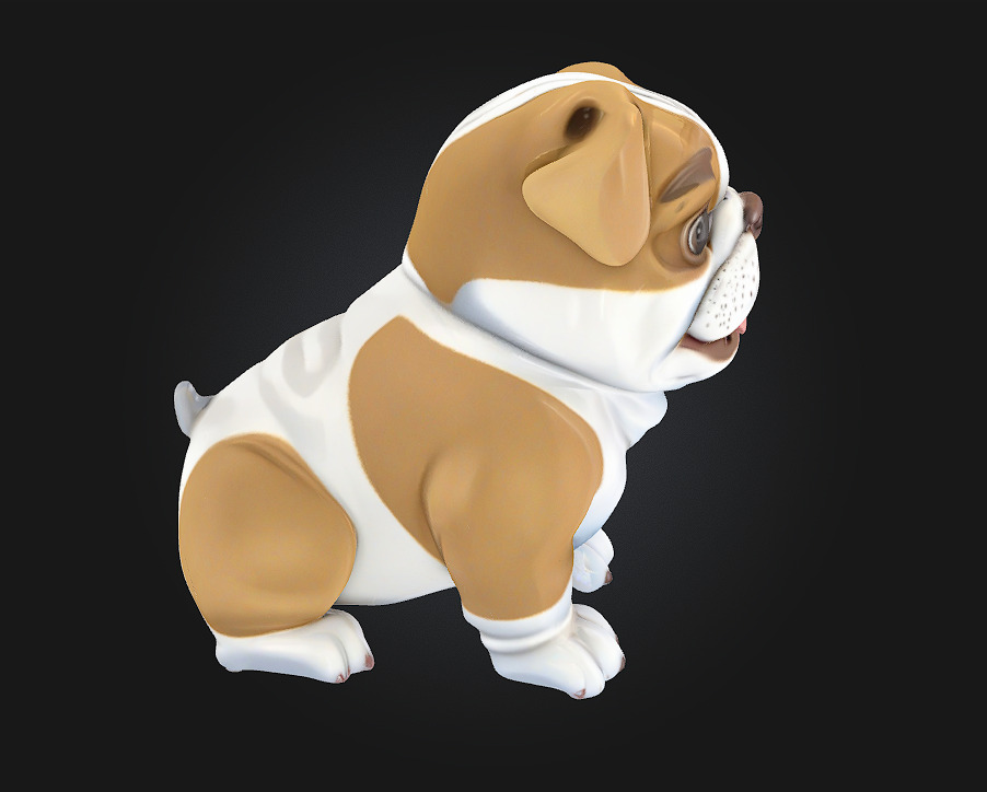 Puppy Joy A Bundle of Happiness and Playfulness 3D model_3