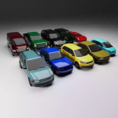 Lowpoly Car Pack