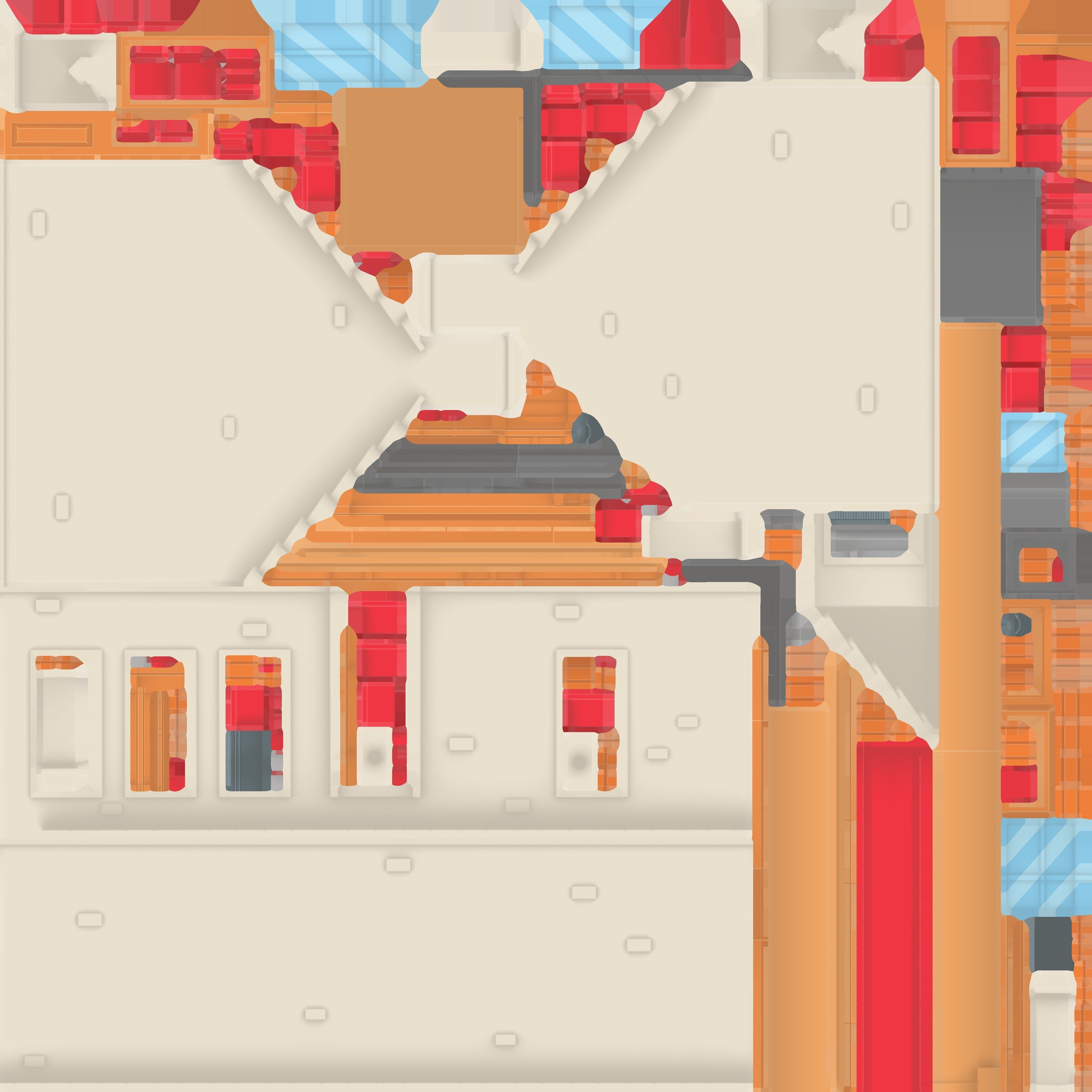 Cartoon house Low-poly 3D model_8