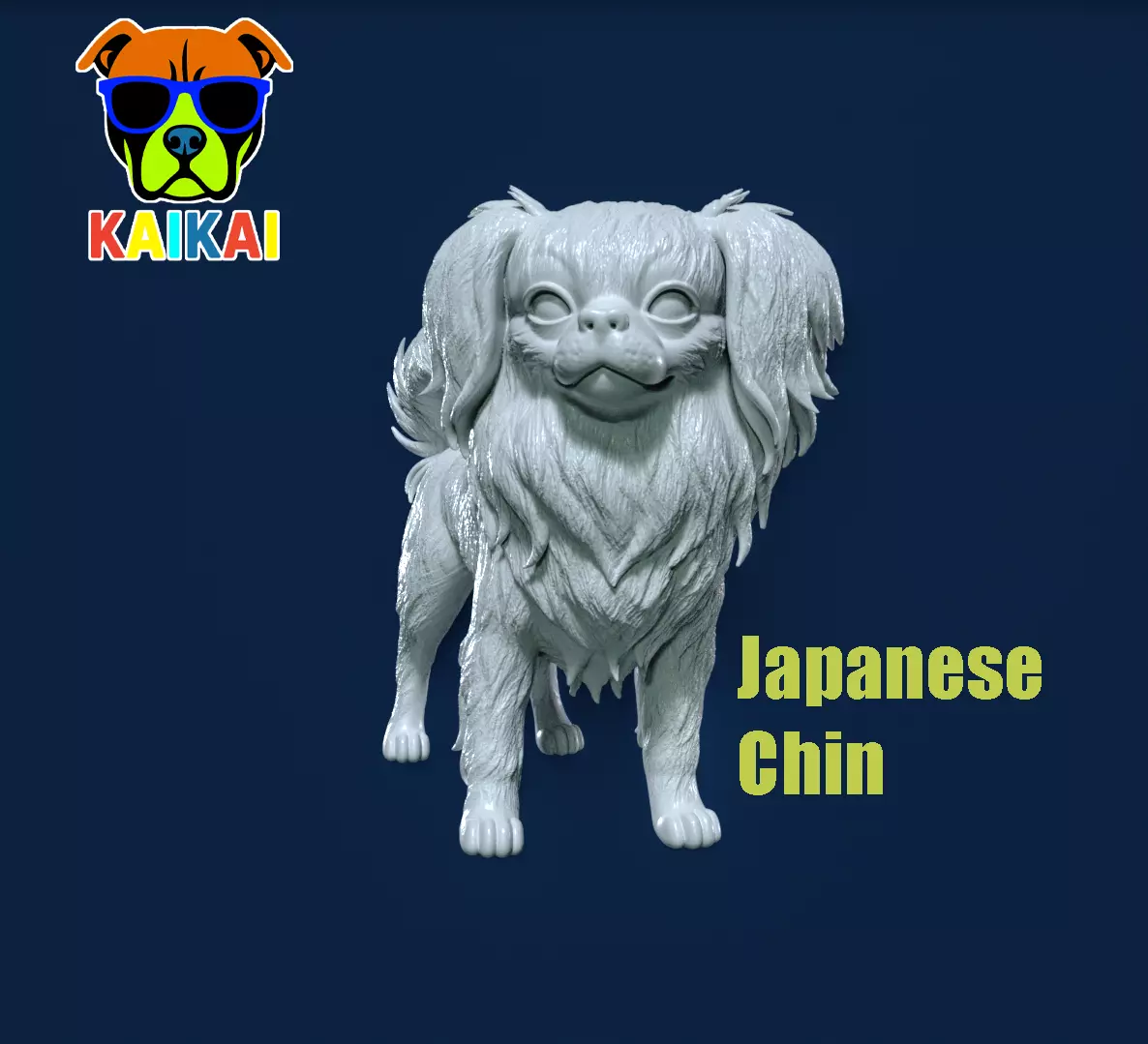 Japanese Chin Dog - Japanese Spaniel Dog - 3D print 3D print model_0