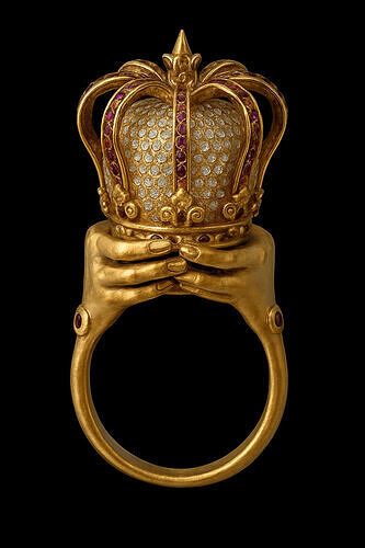 Golden Crown of Destiny 3D print model