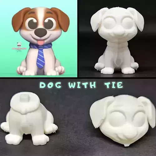 Dog with Tie