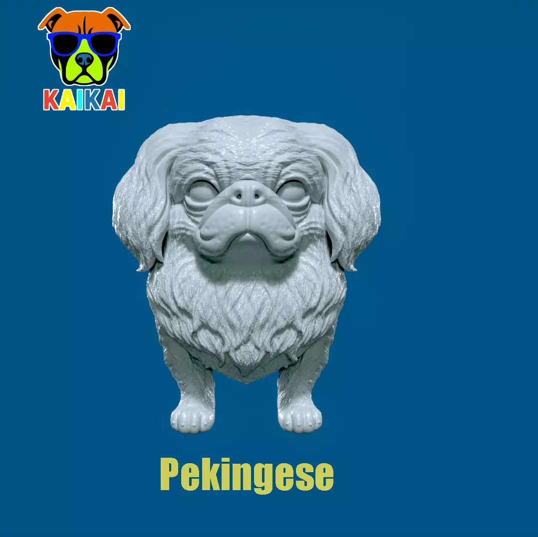 Pekingese Dog Beijing - 3D print 3D print model_0