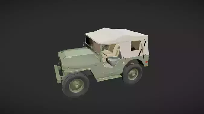 vintage military jeep vehicle