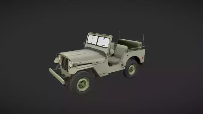 classic military jeep vehicle
