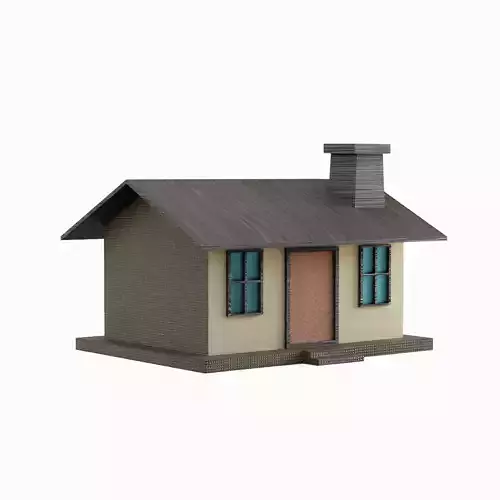 Low Poly House 01 Low-poly 3D model Low Poly House 01 Low-poly 3D model