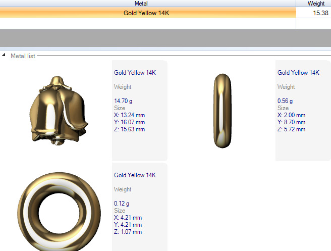 Vintage Rose Bud Pendant 3D print model_33